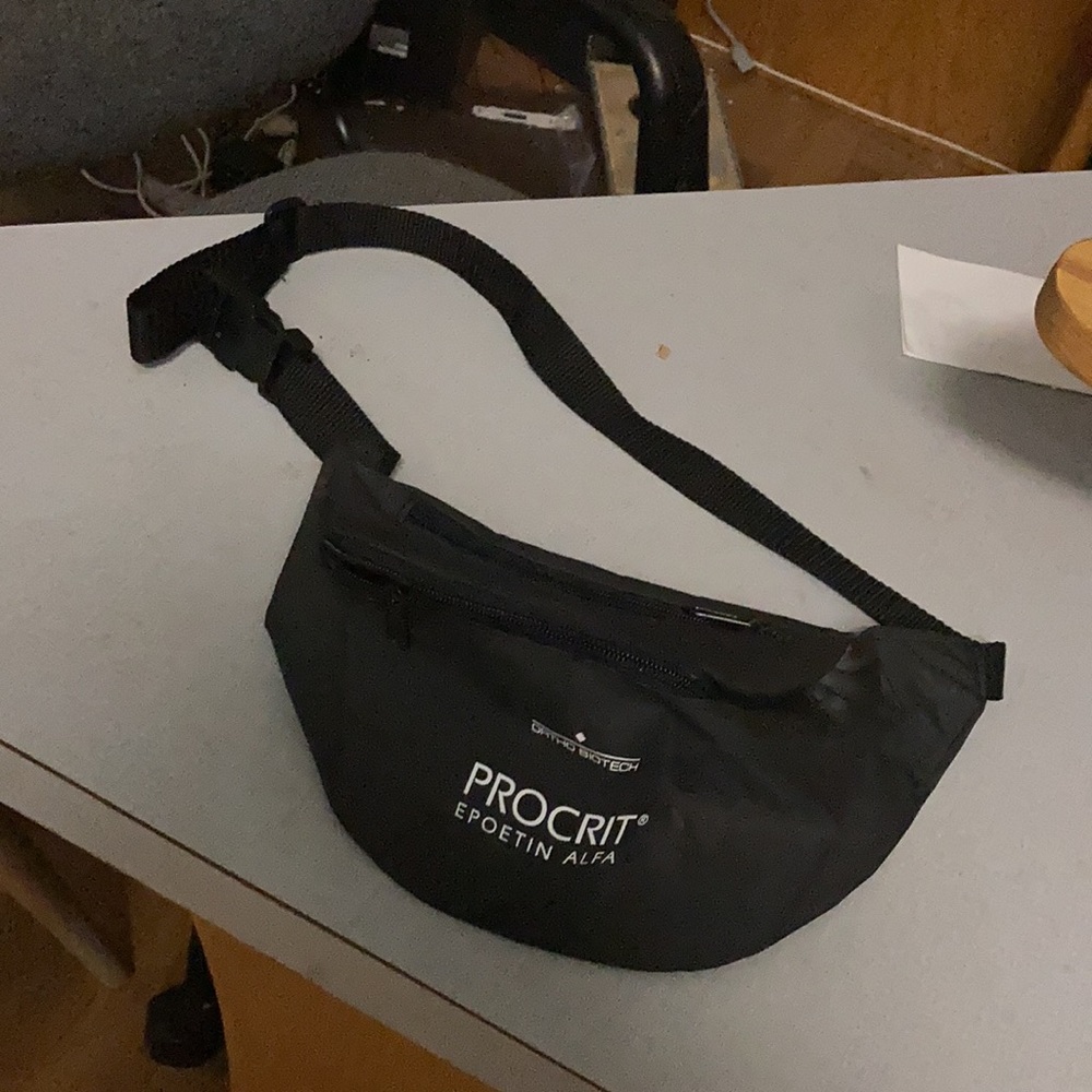 Fanny pack bag purse black